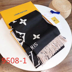 fashion luxury scarf, pure cotton material, warm, cold and windproof